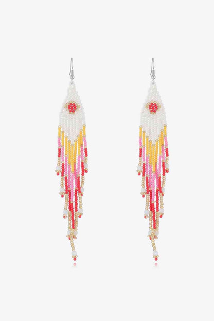 Beaded Dangle Earrings - Jaazi Intl