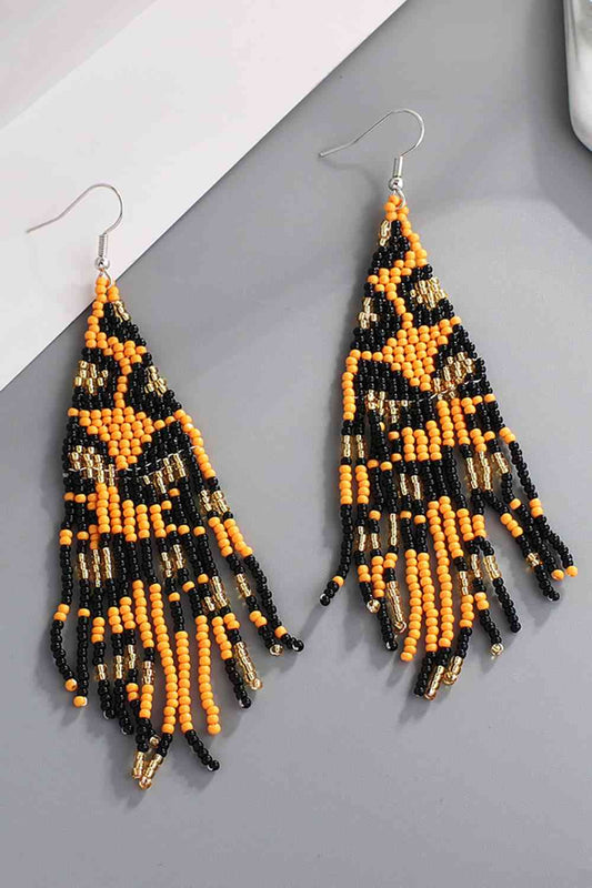 Beaded Dangle Earrings - Jaazi Intl