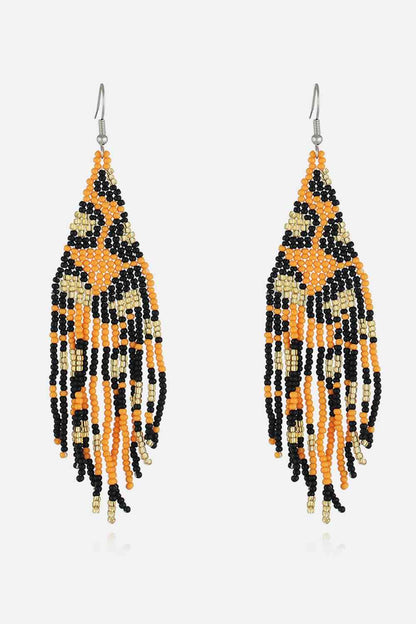 Beaded Dangle Earrings - Jaazi Intl