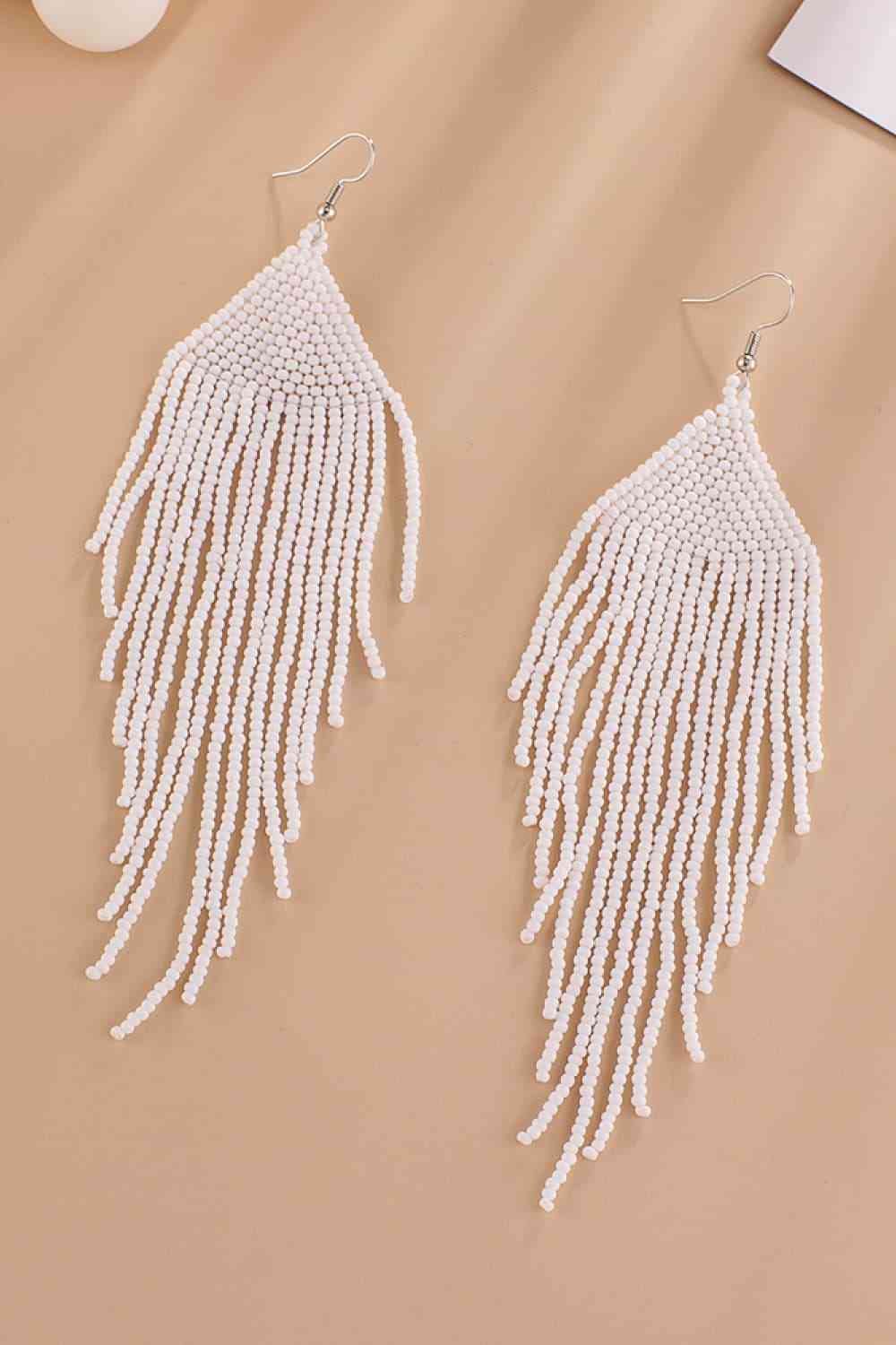 Beaded Dangle Earrings - Jaazi Intl