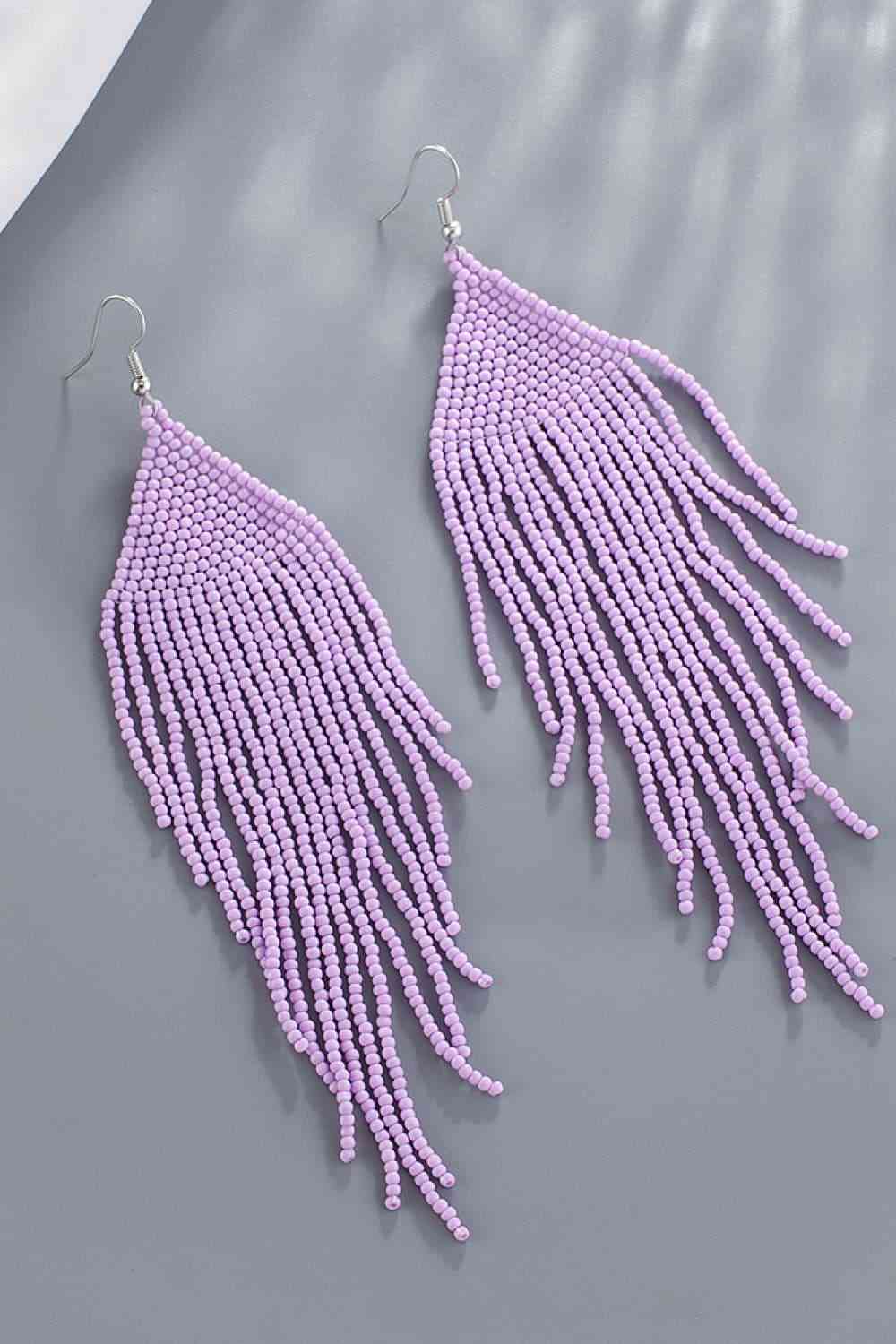 Beaded Dangle Earrings - Jaazi Intl