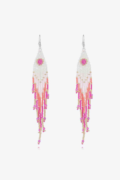 Beaded Dangle Earrings - Jaazi Intl