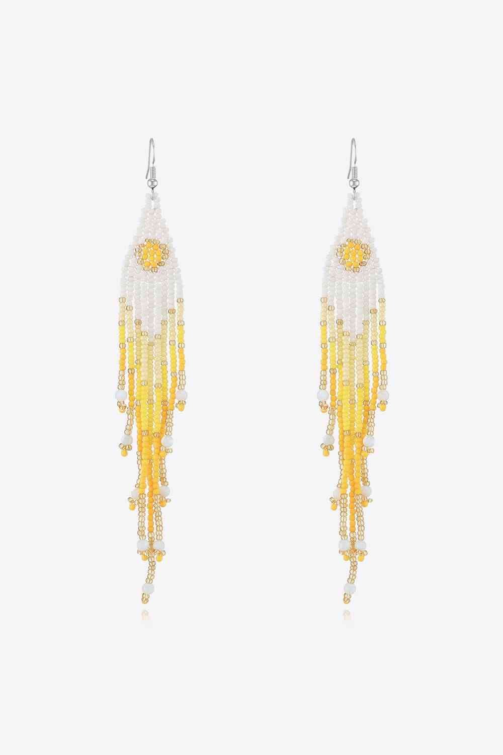 Beaded Dangle Earrings - Jaazi Intl