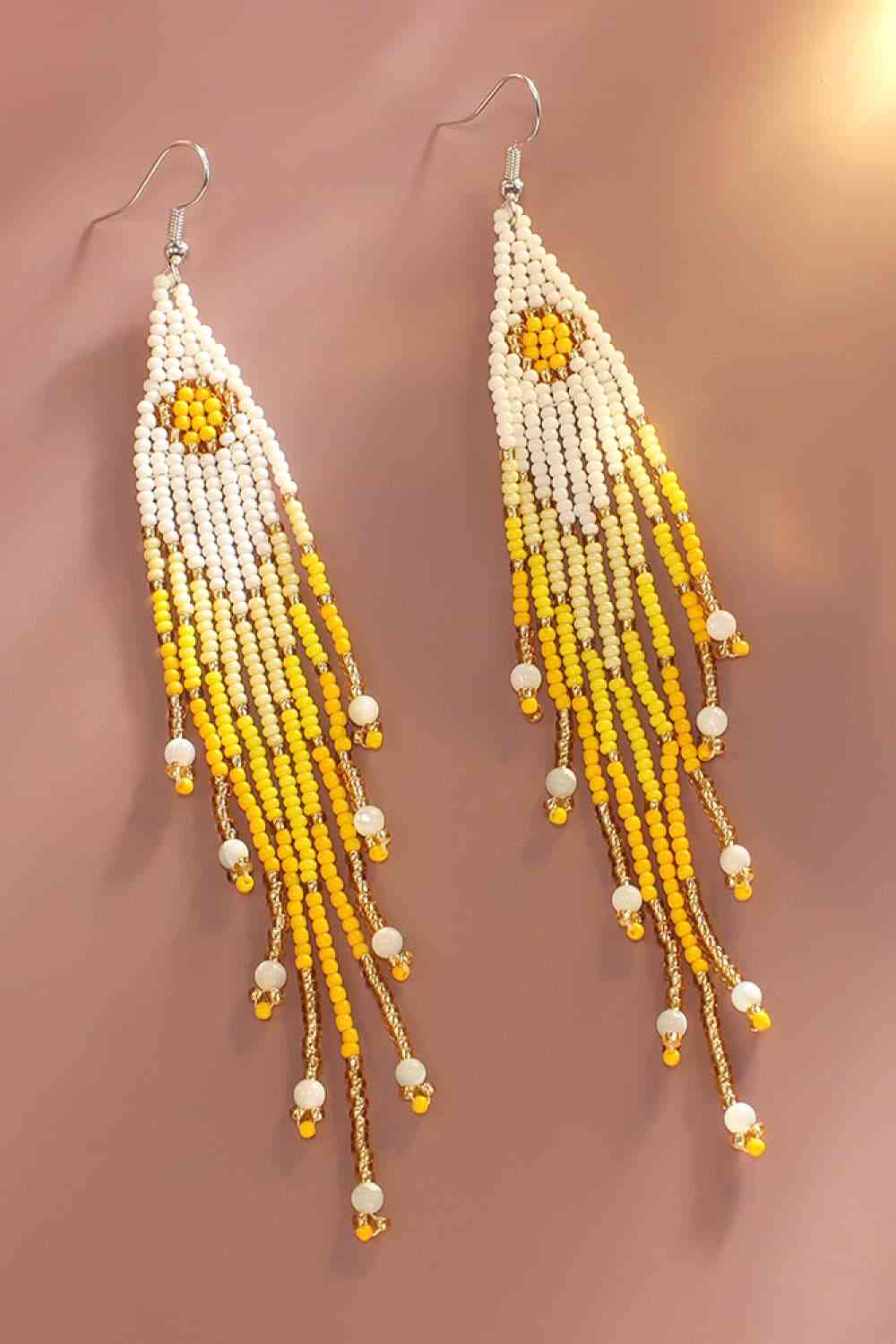 Beaded Dangle Earrings - Jaazi Intl