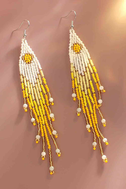 Beaded Dangle Earrings - Jaazi Intl