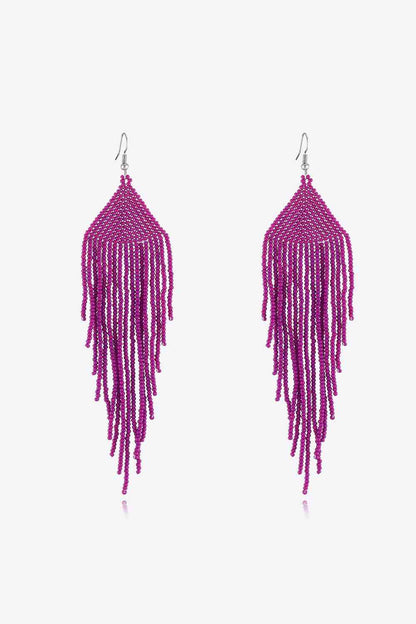 Beaded Dangle Earrings - Jaazi Intl