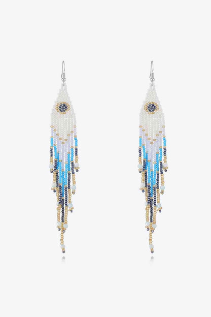 Beaded Dangle Earrings - Jaazi Intl