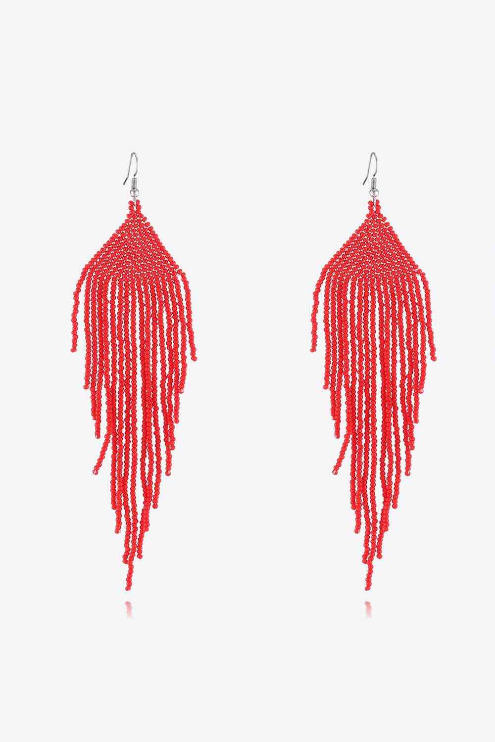 Beaded Dangle Earrings - Jaazi Intl