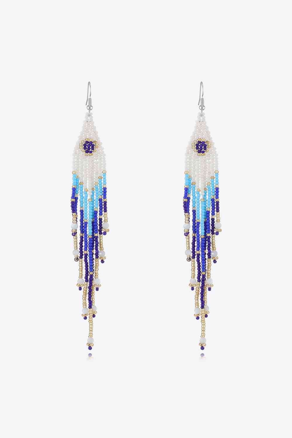 Beaded Dangle Earrings - Jaazi Intl