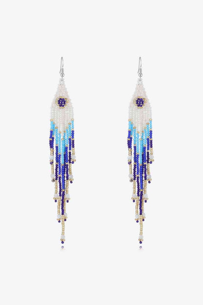 Beaded Dangle Earrings - Jaazi Intl