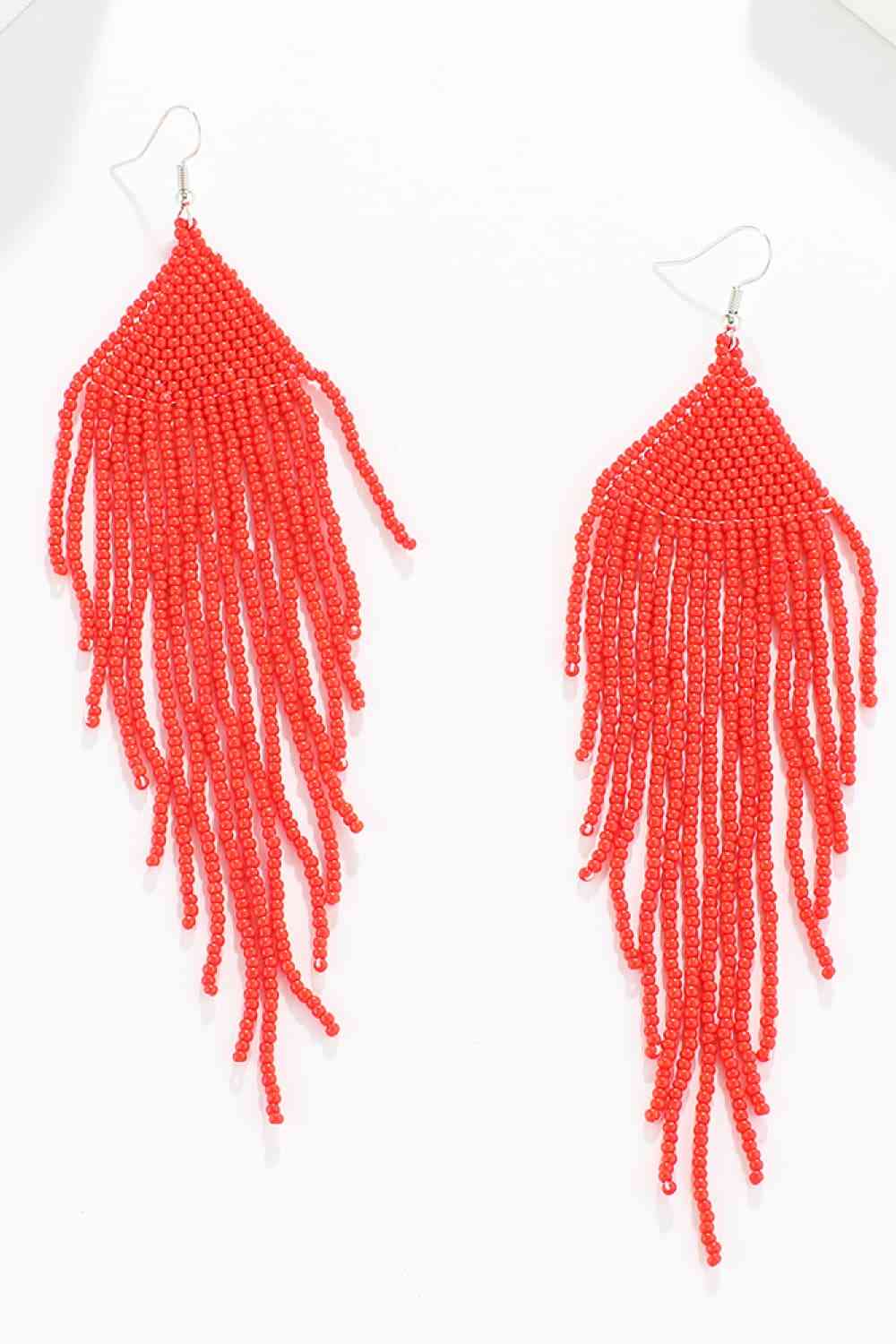 Beaded Dangle Earrings - Jaazi Intl