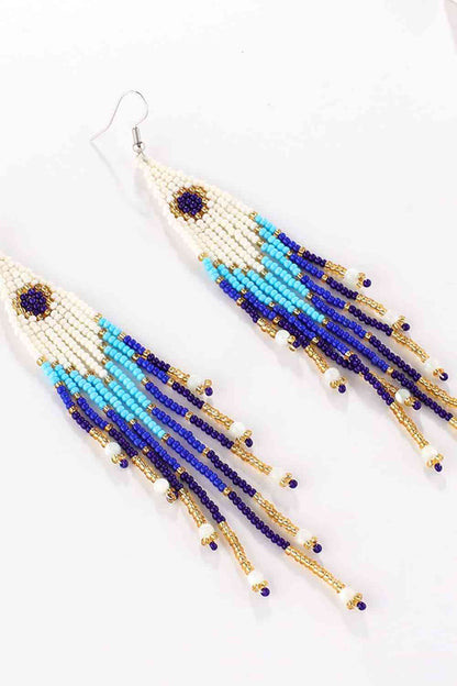 Beaded Dangle Earrings - Jaazi Intl