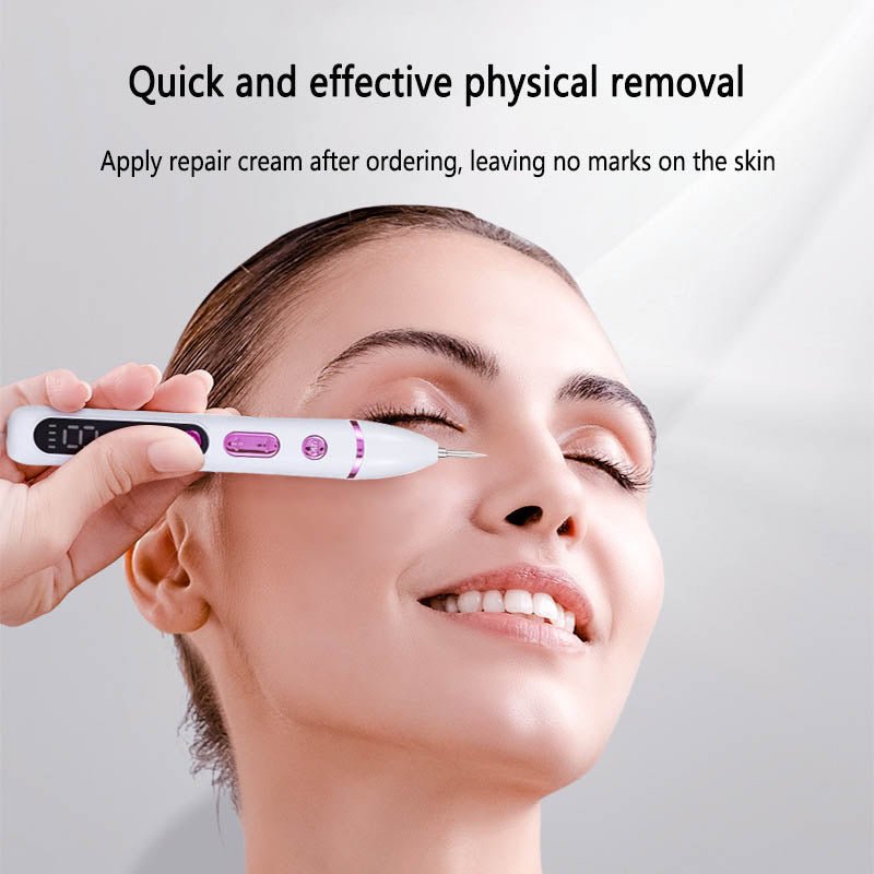 Beauty Salon Level Experience Point Nevus Pen For Home Use Small White Laser Seamless Nevus Removal And Blue Light Repair - Jaazi Intl