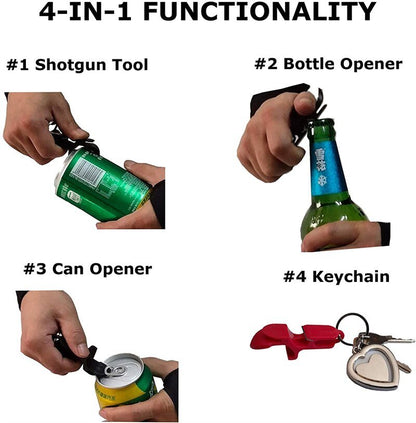 Beer Bong Shotgunning Bottle Opener - Jaazi Intl