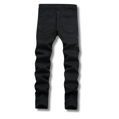 Black Python Jeans - Jaazi Intl