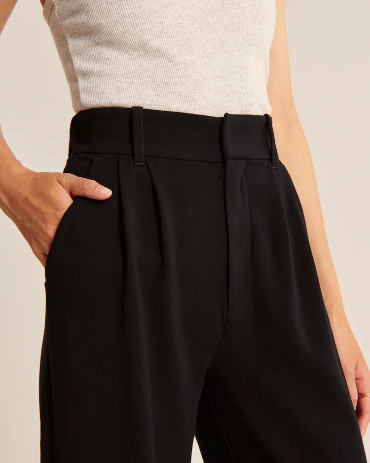 Black Tailored Pants - Jaazi Intl