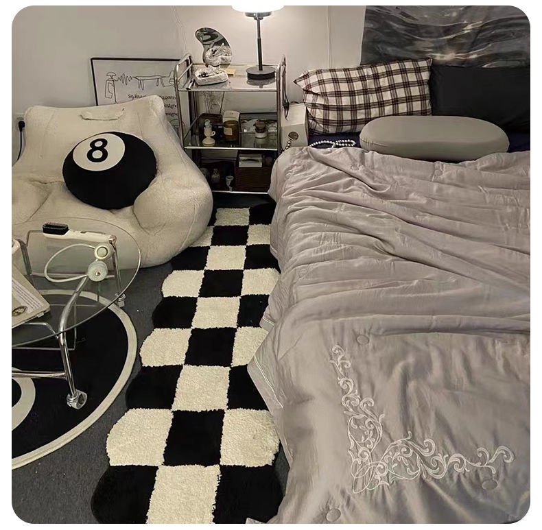 Black & White Runner Rugs - Jaazi Intl