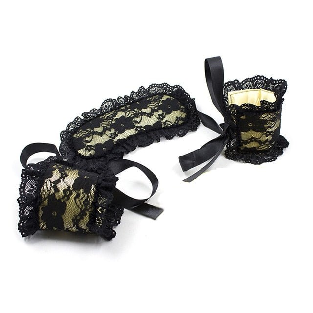 Blindfold and Handcuff Set - Jaazi Intl