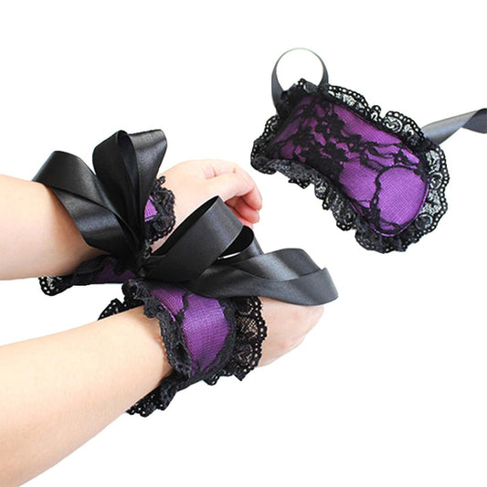 Blindfold and Handcuff Set - Jaazi Intl