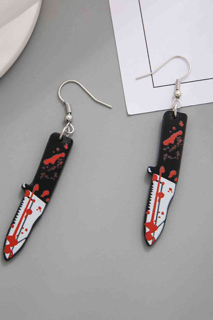 Bloody Horror Drop Earrings - Jaazi Intl