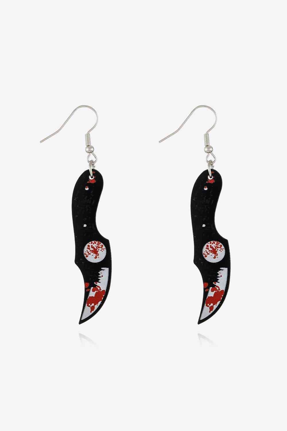 Bloody Horror Drop Earrings - Jaazi Intl