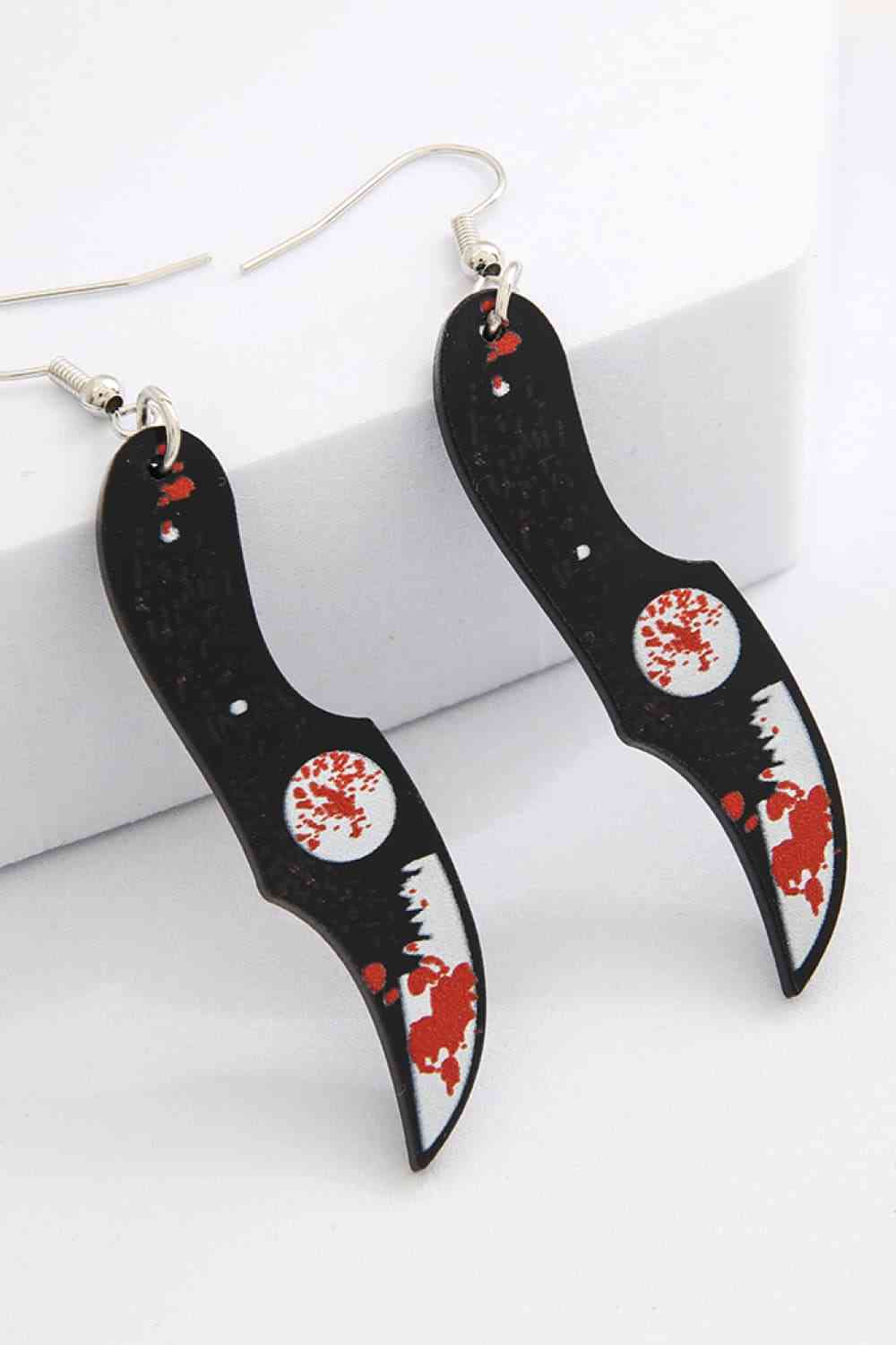 Bloody Horror Drop Earrings - Jaazi Intl