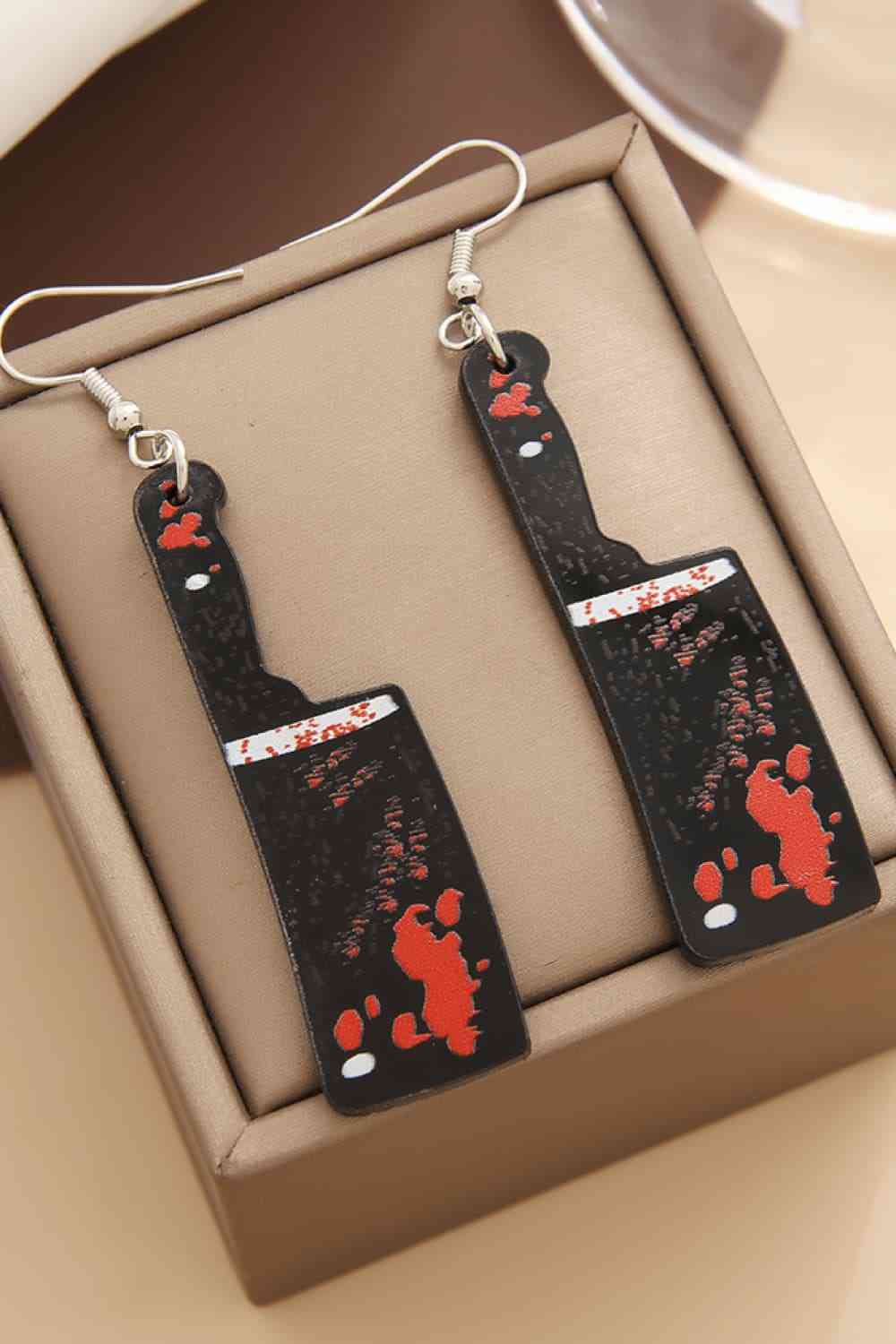 Bloody Horror Drop Earrings - Jaazi Intl