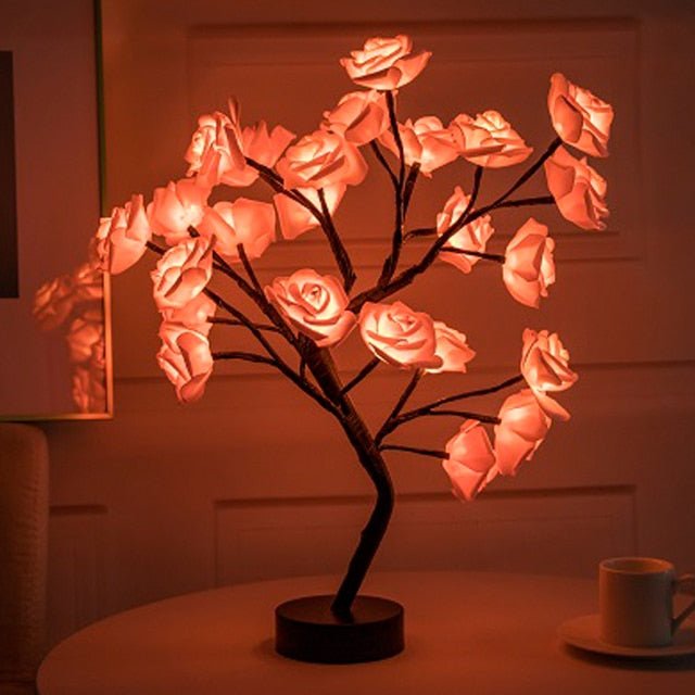 Blossom Bliss Glowing Rose Tree - Jaazi Intl