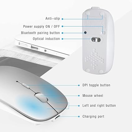 Bluetooth Mouse for Laptop - Jaazi Intl