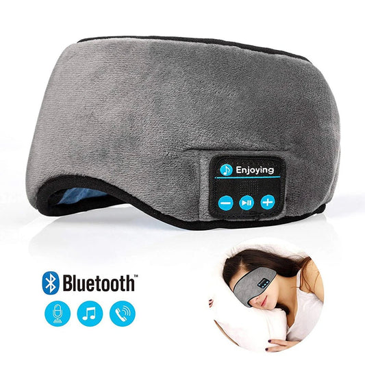 Bluetooth Sleeping Headphones Eye Mask Sleep Headphones Bluetooth Headband Soft Elastic Comfortable Wireless Music Earphones - Jaazi Intl