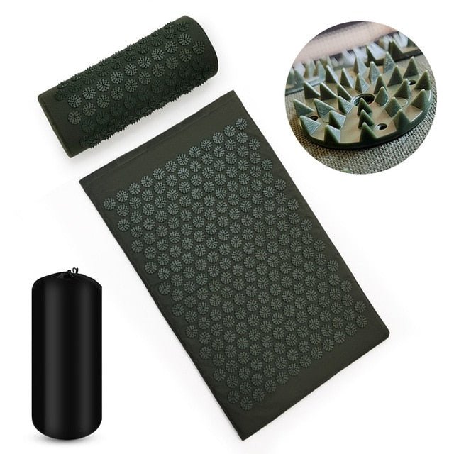 Body Pain Spike Mat Army Green