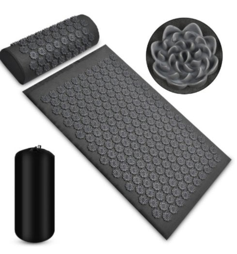 Body Pain Spike Mat Black Cloth Gold 2