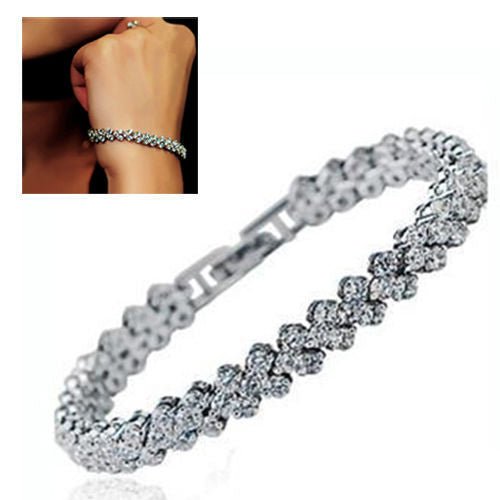 Bracelet For Women Zircon Crystal New Style Bracelet Ring With Diamond Fashion Jewelry Full Of Diamonds - Jaazi Intl