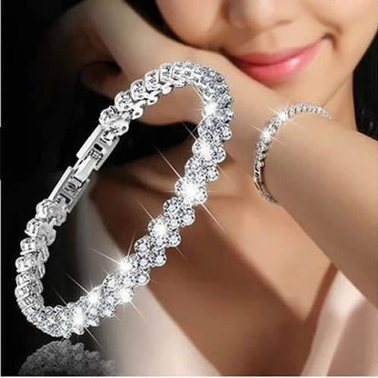 Bracelet For Women Zircon Crystal New Style Bracelet Ring With Diamond Fashion Jewelry Full Of Diamonds - Jaazi Intl