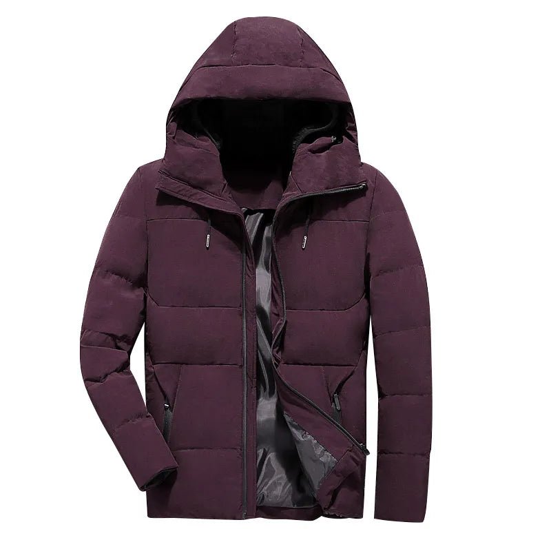 Brand Winter Jacket Men Clothes Casual Stand Collar Hooded Collar Fashion Winter Coat Men Parka Outerwear Warm Slim West Jackets - Jaazi Intl