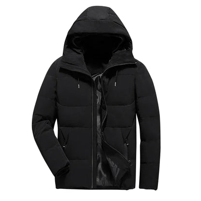 Brand Winter Jacket Men Clothes Casual Stand Collar Hooded Collar Fashion Winter Coat Men Parka Outerwear Warm Slim West Jackets - Jaazi Intl