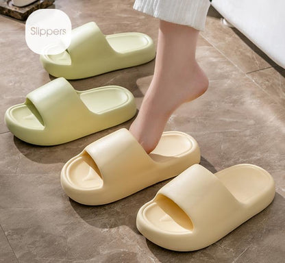 Bread Shoes Home Slippers Non-slip Indoor Bathroom Slippers - Jaazi Intl