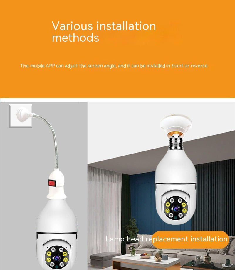 Bulb Camera Wireless Wifi Monitoring - Jaazi Intl