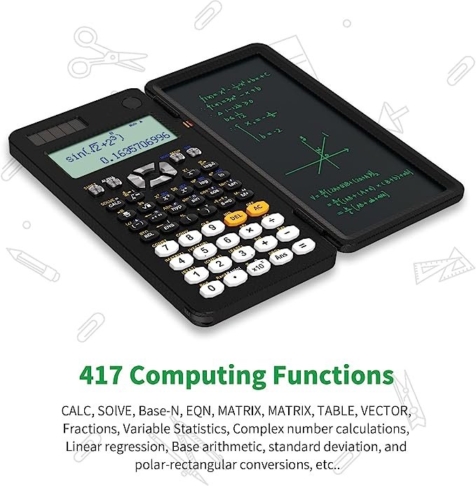 Calculator with Notepad | Scientific - Jaazi Intl