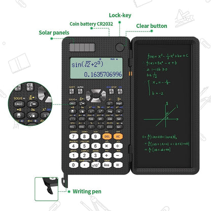 Calculator with Notepad | Scientific - Jaazi Intl