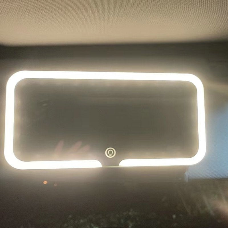 Car Sun Visor With Light Led Make-up Mirror - Jaazi Intl