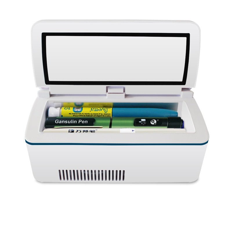 Car Travel Portable Medicine Freezer Diabetics Insulin Cooler Small Fridge Case Diabetes Insulin Pen Case Cooler Box - Jaazi Intl