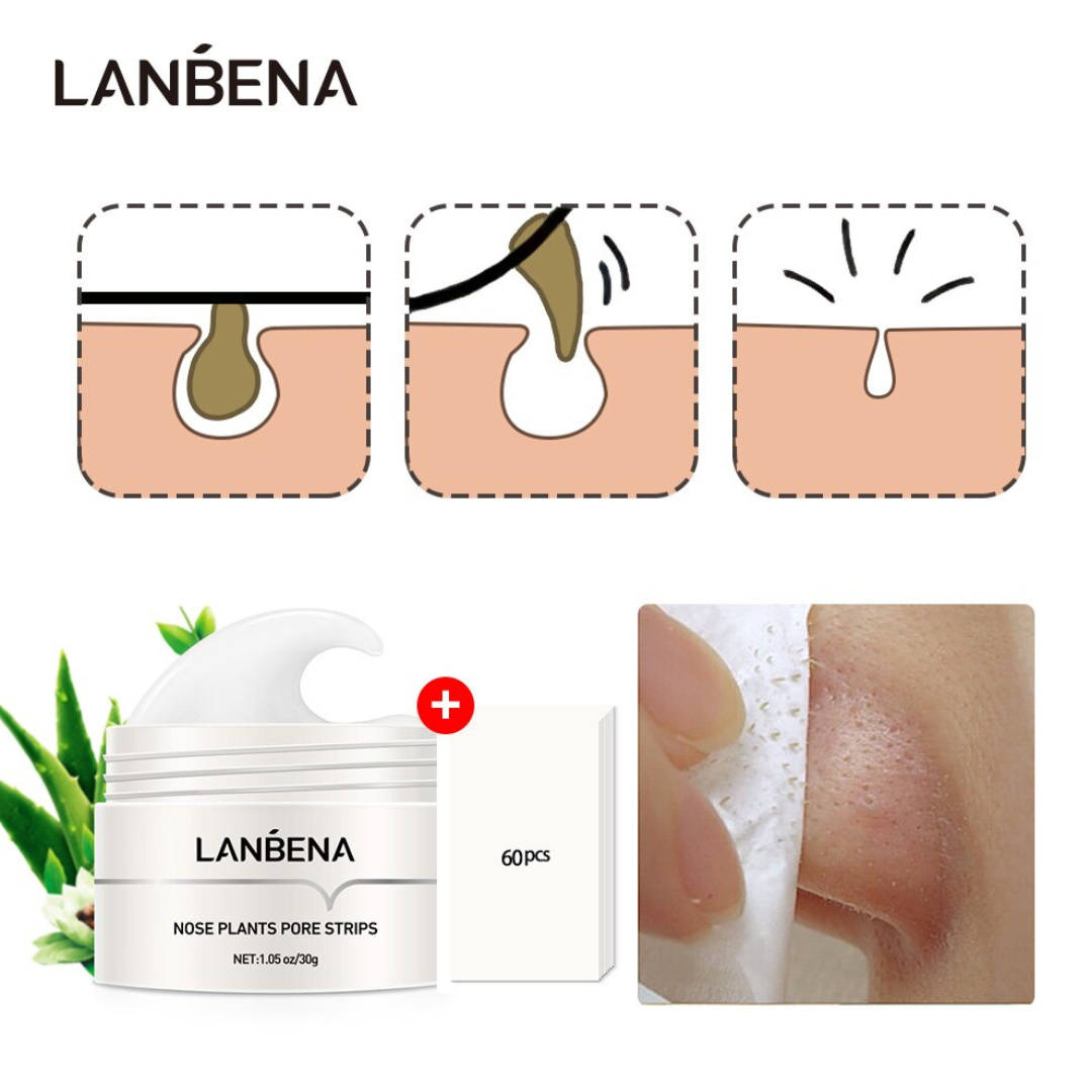 Lanbena - Bandes pour pores du nez