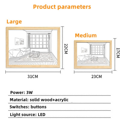 Peinture lumineuse LED moderne