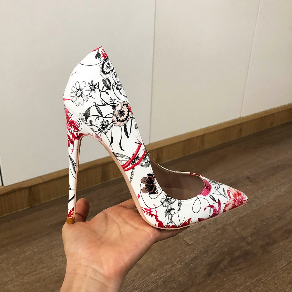 Veowalk Flowers Stiletto Pumps