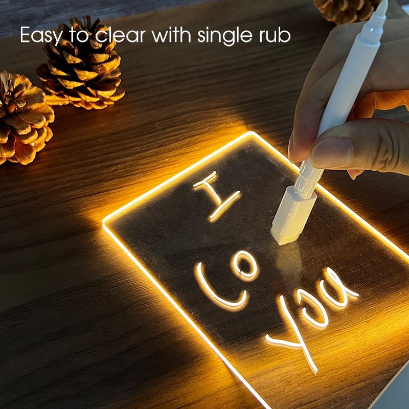 LED Note Board Acrylic Light - Jaazi Intl