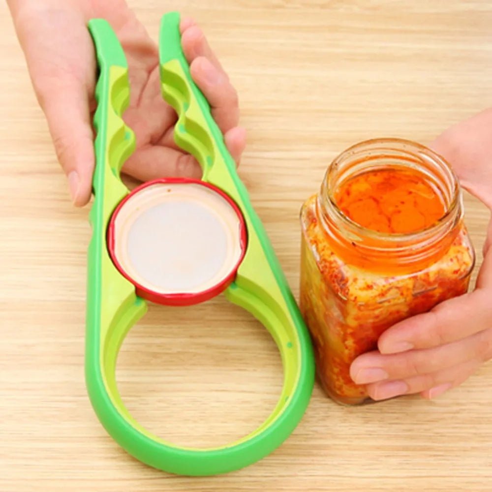 Lid Jar Opener Handy Screw Cap Jar Openers Twist Off Lid Can Opener Bottle Grip Wrench Bottle Quick Opening Kitchen Gadgets - Jaazi Intl