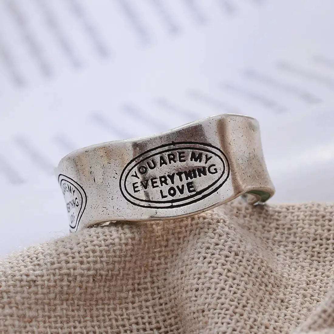 "You are my everything love" Ring - Jaazi Intl